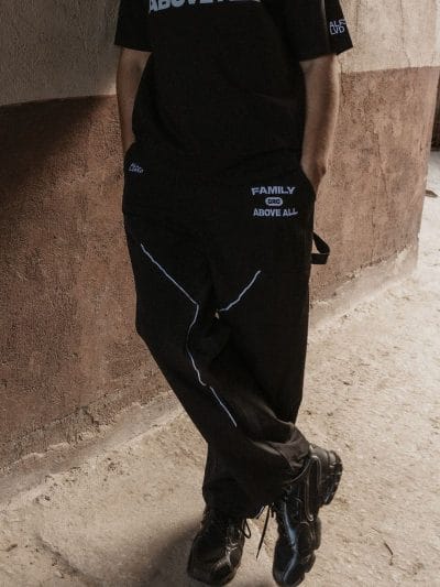 "Family Above All" (black) Tracksuit Pant™