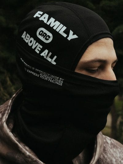 "Family Above All" (Black) Full Face™
