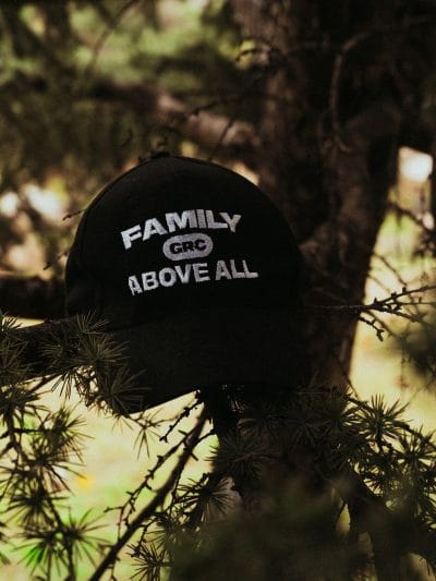 "Family Above All" (Black) Hats™